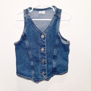 Girl’s Abercrombie and Fitch Denim Vest - SIZE 7/8
